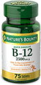 Nature'S Bounty - Vitamin B12 2500 Mcg. 75 Quick Dissolve Tablets