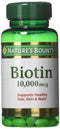 Nature's Bounty Ultra Strength Biotin 10,000mcg - 120 Count