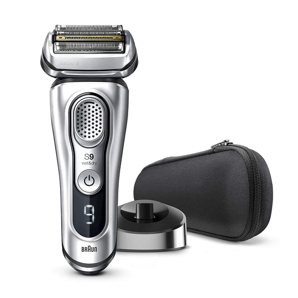 Braun Electric Razor for Men, Series 9 9330s Electric Shaver, Pop-Up Precision Trimmer, Rechargeable, Wet & Dry Foil Shaver with Travel Case