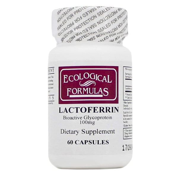 Lactoferrin 100mg 60 Capsules - 3 Pack - Ecological Formulas/Cardiovascular Research