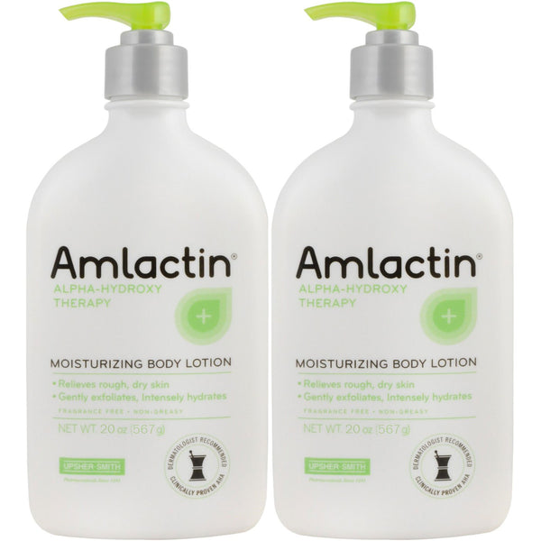 AmLactin 12% Moisturizing Lotion - 567 g / 20 oz - 2 pack