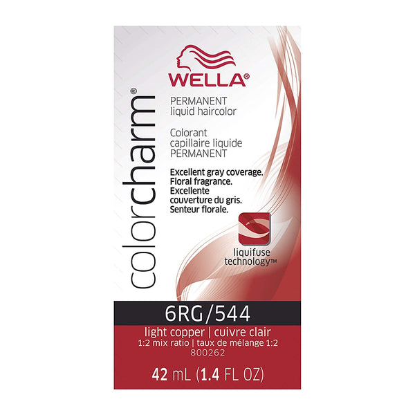 Wella ColorCharm Liquid, 6RG Light Copper, 1.42 oz