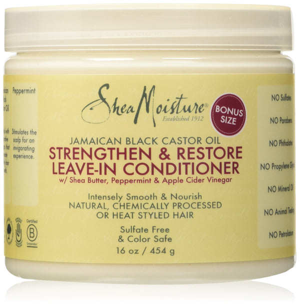 SheaMoisture Strengthen and Restore Leave-In Conditioner (16 oz)