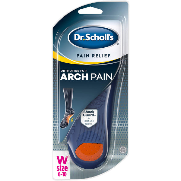 Dr. Scholl's Pain Relief Orthotics For Arch Pain For Women, 1 Pair, Size 6-10