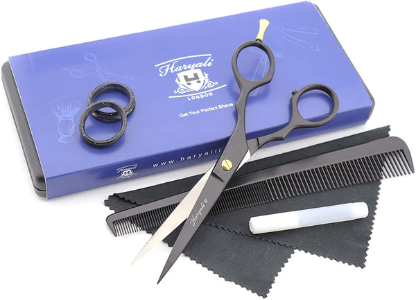 Professional Black Hairdresser 6.0" Barber Scissors Hairdressing Hair Cutting Salon Shears With Razor Sharp Edges Comes in a Black Case