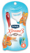 Schick Xtreme 3 Disposable Razors for Women with Hawaiian Tropic Scented Handles, 4 Count (Pack of 2)