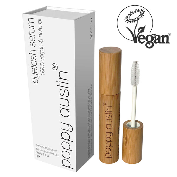 LUXURY Eyelash Serum - 6x More Gentle, Vegan, Organic, Cruelty-Free, Eco Friendly Bamboo with Recycled Packaging - Best Natural Brow and Eye Lash Growth Enhancer Conditioner - No Irritation Easy Apply