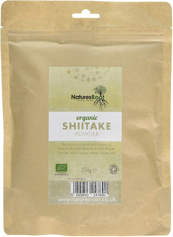 Natures Root Organic Superfoods Shiitake Powder - 250g
