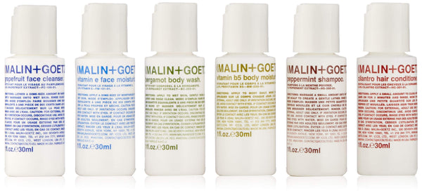 (Malin + Goetz) Essential Starter Kit for Unisex Grapefruit Face Cleanser With Vitamin E, White, 1 Count