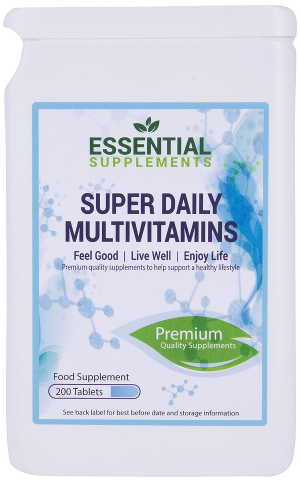 Essential Supplements - Super Daily Multivitamins - 200 Tablets