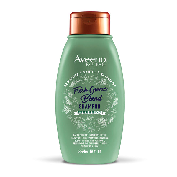 Aveeno Scalp Soothing Fresh Greens Blend Shampoo, 12 Ounce