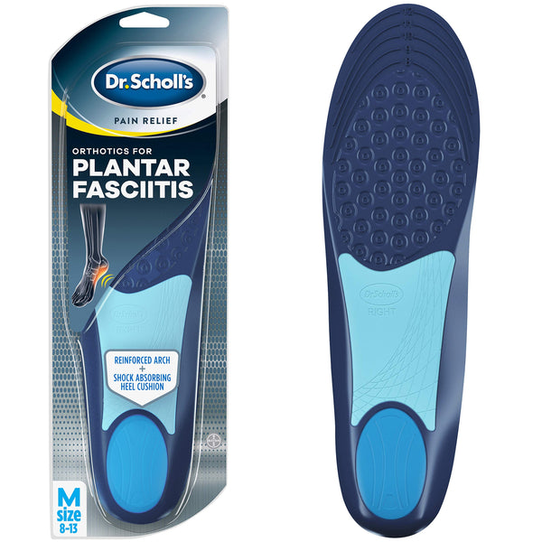Dr. Scholl's Pain Relief Orthotics For Plantar Fasciitis For Men, 1 Pair, Size 8-13