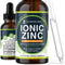 Ionic Liquid Zinc Organic Supplement Drops - Immune System Booster - Pure Ionized Zinc Liquid Sulfate 15mg - Gentle On Stomach - Natural Orange Flavor - Easy to Take Adult & Kids - 1 Pack