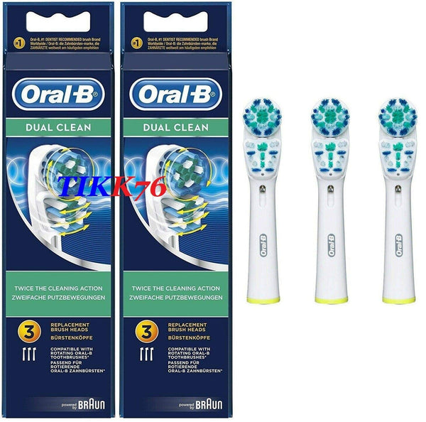 Oral-B Dual Clean Brush Heads - 6 CT