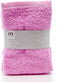 Meridiana Super Soft 100% Cotton Family Washcloths. Machine Washable. Pink. 3 Pack. 30cm X 30cm X