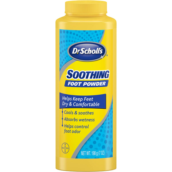 Dr. Scholl's Soothing Foot Powder, 7-Ounce (Pack of 4)