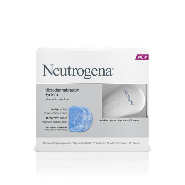 Neutrogena Microdermabrasion Starter Kit Skin Exfoliator with Glycerin - Skin Firming,