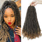 Beyond Beauty 18 Inch Pre-twisted Passion Twist Hair 6Packs 20 strands/pack Crochet Braiding Made Synthetic Hair Extensions for Black Women（M1-27）