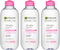 Garnier Micellar Cleansing Water Sensitive Skin, Soothing Face and Eye Make-Up Remover and Cleanser 400 ml Pack of 3 5021044122713
