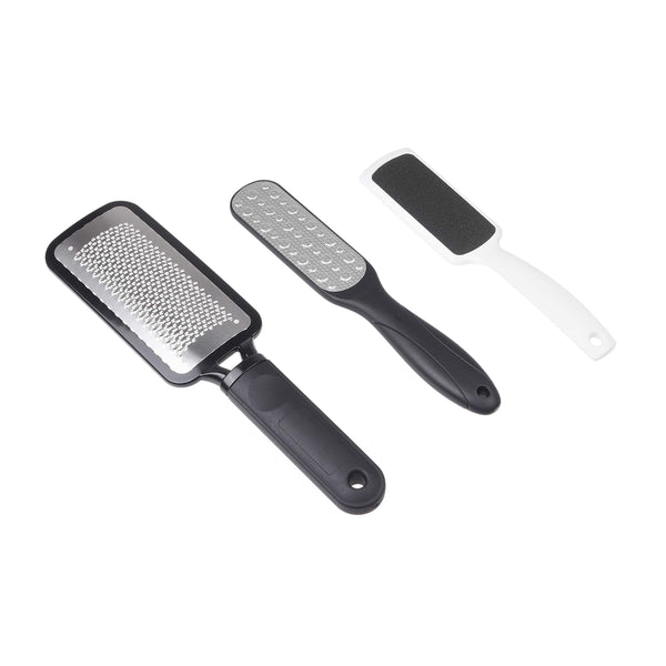 Foot Scrubbers - Pedicure Kit - File, Rasp, Callus Remover - For Scrubbing/Exfoliation/Dead Skin Removal/Peeling - Personal Care, Grooming - Beautiful Feet, Nails, Toes - Feel Fresh and Clean