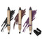 Artisan L'uxe Velvet Eyeliner Pencil And Eye Pencil Sharpener By Artisan L'Uxe Beauty Midnight (Shade: Black), Seduction (Shade: Chocolate Brown) And Entice (Shade: Violet)