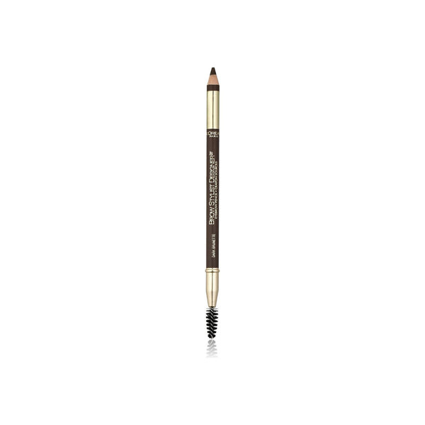L'Oreal Paris Brow Stylist Designer Eyebrow Pencil, Dark Brunette [315] 0.045 oz