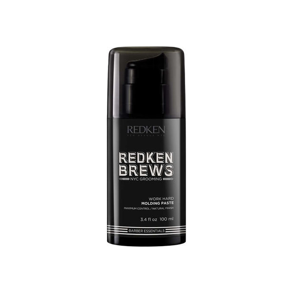 Redken Brews Work Hard Molding Paste, 3.4 oz