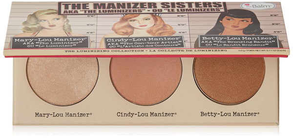 Manizer Sisters Palette, Multi-Tasking Highlighters, Shimmers, & Shadows