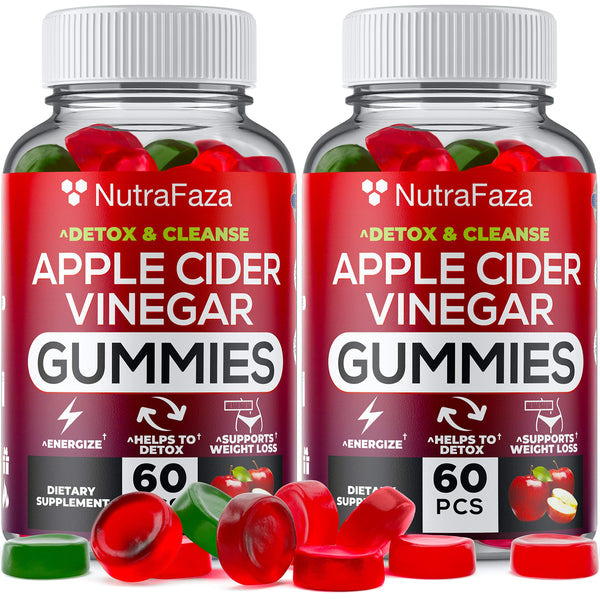 (2 Pack) Apple Cider Vinegar Gummies with Mother for Immunе Support - Vegan - Detox, Cleanse Support - Bloating Relief - Gummy Alternative to Apple Cider Vinegar Capsules, Pіlls - 120 Gummies
