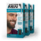 Just For Men Mustache & Beard, Beard Coloring for Gray Hair with Brush Included - Color: Dark Brown, M-45 (Pack of 3)