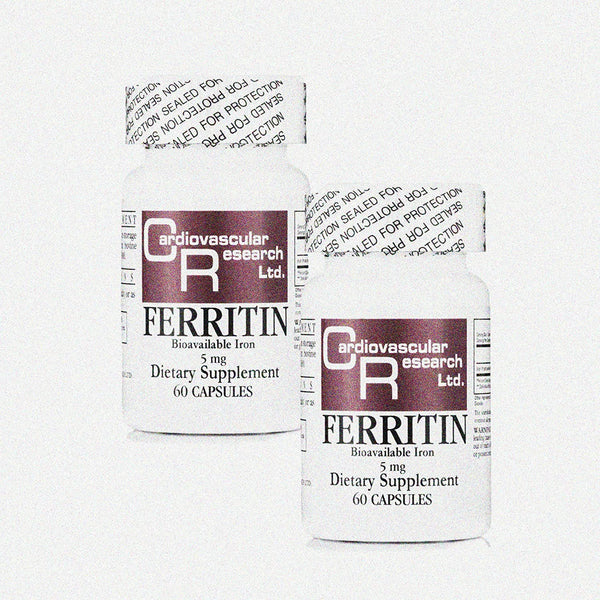Cardiovascular Research Ferritin (bioavailable Iron), 60 Count (Pack of 2)