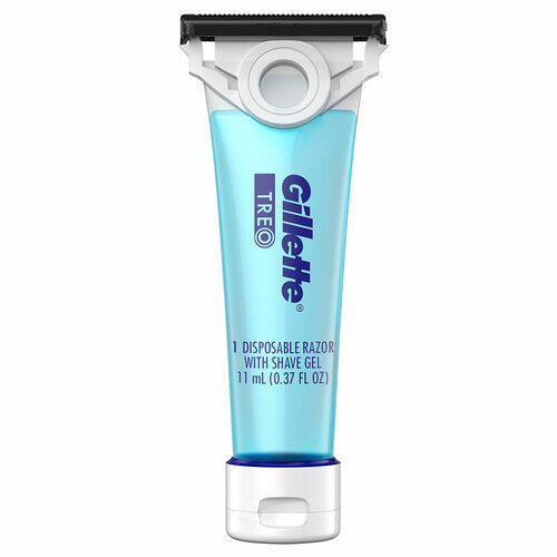 Gillette TREO Razor, Designed For Caregivers To Shave Someone Else, 15 Disposable Razors With Built-in Shave Gel