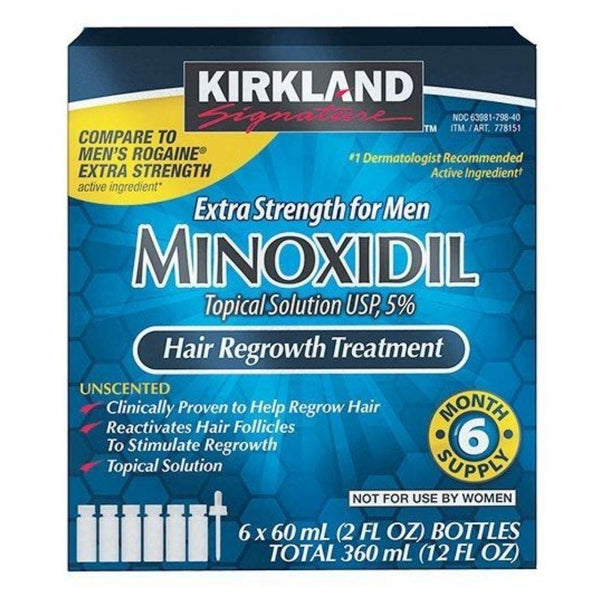 Kirkland Signature Minoxidil Extra Strength Hair Regrowth Treatment for Men