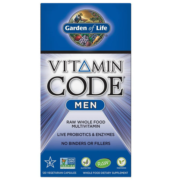 Garden of Life Vitamin Code Men's Multivitamin 120VC