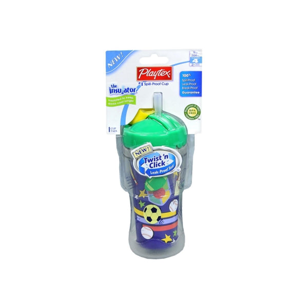 Playtex The Insulator Spill-Proof Cup With Straw 9-Ounce (colors may vary) 1 Each