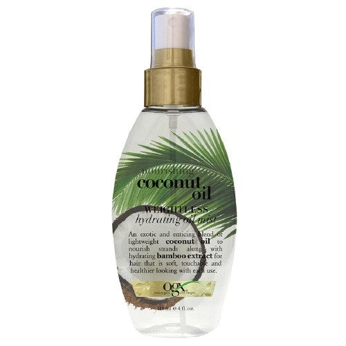 OGX Nourishing Coconut OIL Weightless Hydrating Oil Mist, 4 Ounce