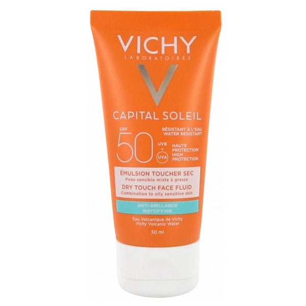 Vichy Ideal Soliel Spf 50 Mattifying Face Fluid Dry Touch 50ml