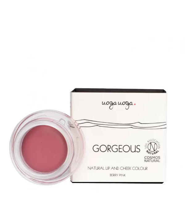 Natural lip & cheek colour with blackberry extract  Berry pink